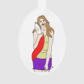 meisje ornament (achterkant)