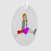 meisje ornament (voorkant)