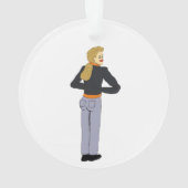 meisje ornament (achterkant)