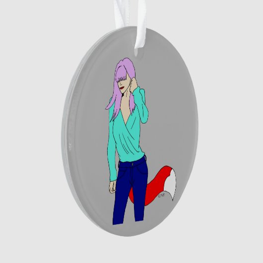 meisje ornament (voorkant)