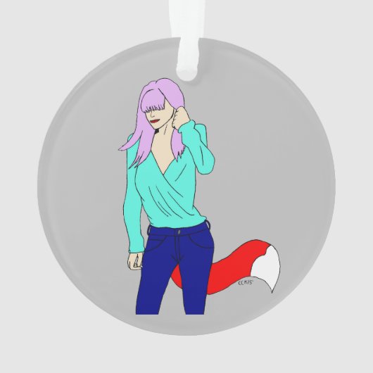 meisje ornament (achterkant)