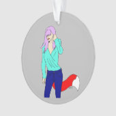 meisje ornament (voorkant)