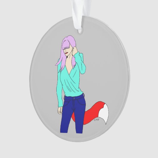 meisje ornament (voorkant)