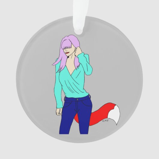 meisje ornament (voorkant)