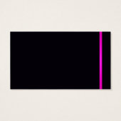 Meisje Paarse Modern Sparkle Roze Glitter Elegant Visitekaartjes (Achterkant)