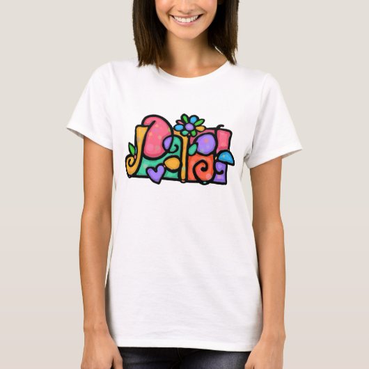 Meisje Paige. T-shirt (Voorkant)