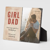 Meisje Pap Bericht Waterverf Vader Dag Foto Fotoplaat (Zijkant)