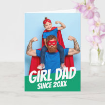 Meisje Papa Sinds 20XX Modern Koel Eenvoudig Groet