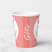 meisje papieren bekers (Rechts)