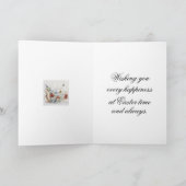 meisje Pasen Feestdagen Kaart (Binnen)