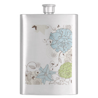 Meisje Pastel Bloemen en Swirls Flacon