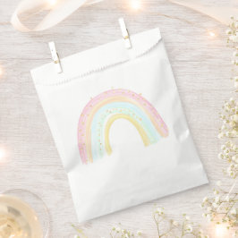 Meisje Pastel Regenboog Verjaardagsfeest Bedankzakje