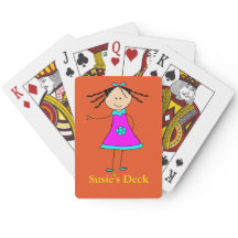 Meisje personaliseer de naam Colorful Girl Custom