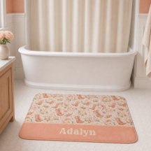Meisje Perzik Western Cowgirl Shabby Chic Monogram