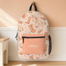 Meisje perzik westerse coquette shabby chic monogr