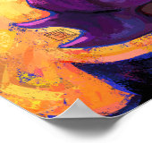 Meisje Pianist op het podium Poster (Hoek)