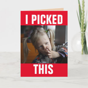 MEISJE PIKT NEUS GRAPPIGE VALENTIJNSDAG GROET KAART