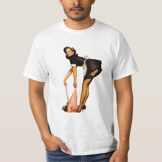 Meisje Pin-Up  T-shirt (Voorkant)
