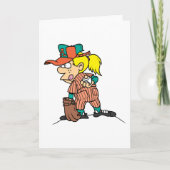 Meisje pitching in honkbal Wenskaarten Kaart (Voorkant)