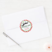 Meisje Pizza Party Favor Sticker (Envelop)