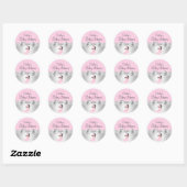 Meisje Polka dot Baby shower Sticker (Vel)