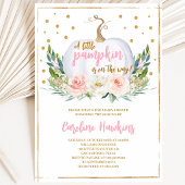 Meisje Pompoen Baby Shower Kaart