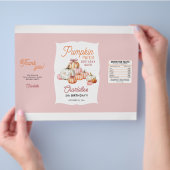 Meisje Pompoen Patch Verjaardag Party Chip Bag Wra Flyer (Hand)