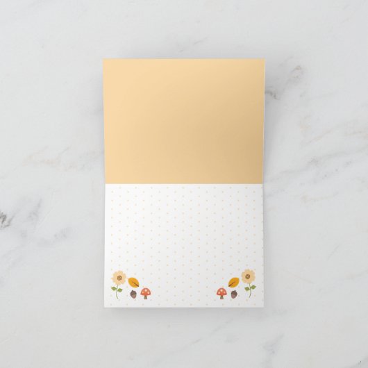 Meisje pompoen tweeling dank je kaarten (Binnen)