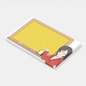 Meisje Post-it® Notes (Schuin)