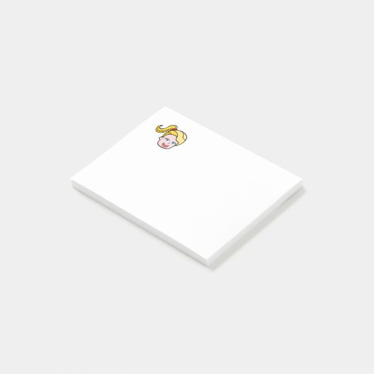 Meisje Post-it® Notes (Schuin)