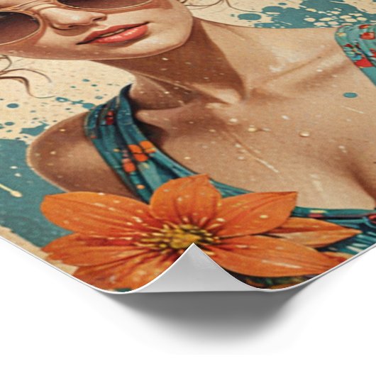  meisje poster (Hoek)