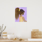 Meisje poster (Keuken)