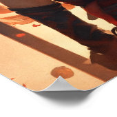 Meisje poster met tattoo (Hoek)