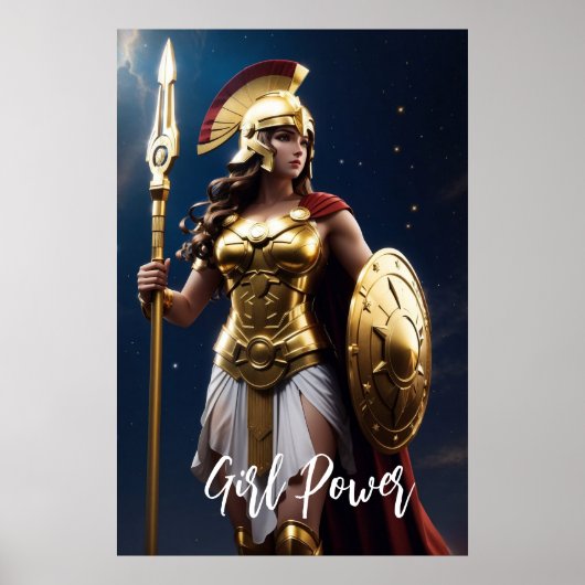 Meisje Power! Athena Poster (Voorkant)