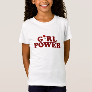 Meisje Power Bella+Canvas bevestigd T-shirt