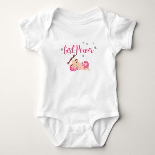 Meisje power boxer romper (Voorkant)