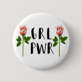 MEISJE POWER ~ Button (Voorkant)