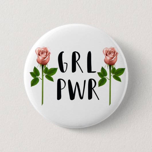MEISJE POWER ~ Button (Voorkant)