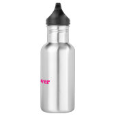 Meisje power hot roze moderne typografie feminist waterfles  (Rechts)