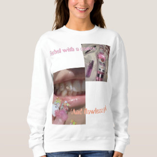 Meisje Power Merk Sweatshirt (Pinterest thema)