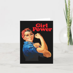 Meisje Power T Shirt Vrouwen Feminist Roar Resist Kaart
