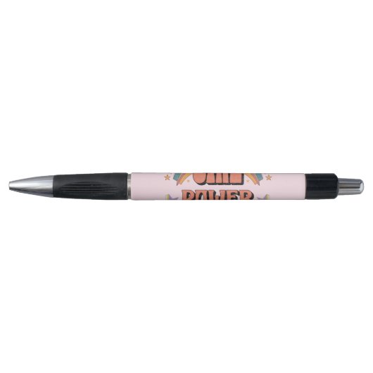 Meisje Power tekst ontwerp met sterren Pen (Voorkant)