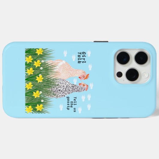 Meisje praat Case-Mate iPhone case (Achterkant (horizontaal))