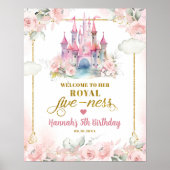 Meisje Prinses Haar Koninklijke Fiveness Welkom Te Poster (Voorkant)