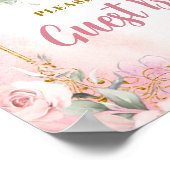 Meisje Prinses Koninklijk Kasteel 5e Verjaardag Gu Poster (Hoek)