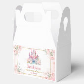 Meisje Prinses Koninklijk Kasteel vijfde verjaarda Bedankdoosjes (Geopend)