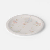 Meisje Prinses Sprookjesachtige Ballerina Verjaard Papieren Bordje (Gekanteld)