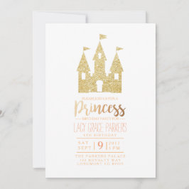 Meisje Prinses Verjaardag | Themafeestje Kaart