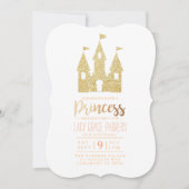 Meisje Prinses Verjaardag | Themafeestje Kaart (Voorkant)