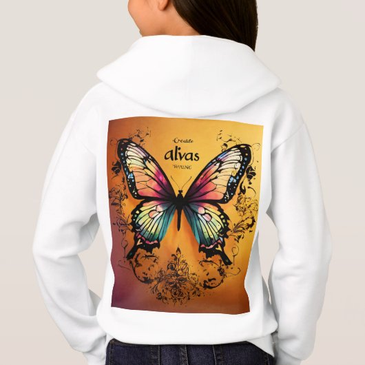 Meisje Pullover Hoodie (Achterkant)